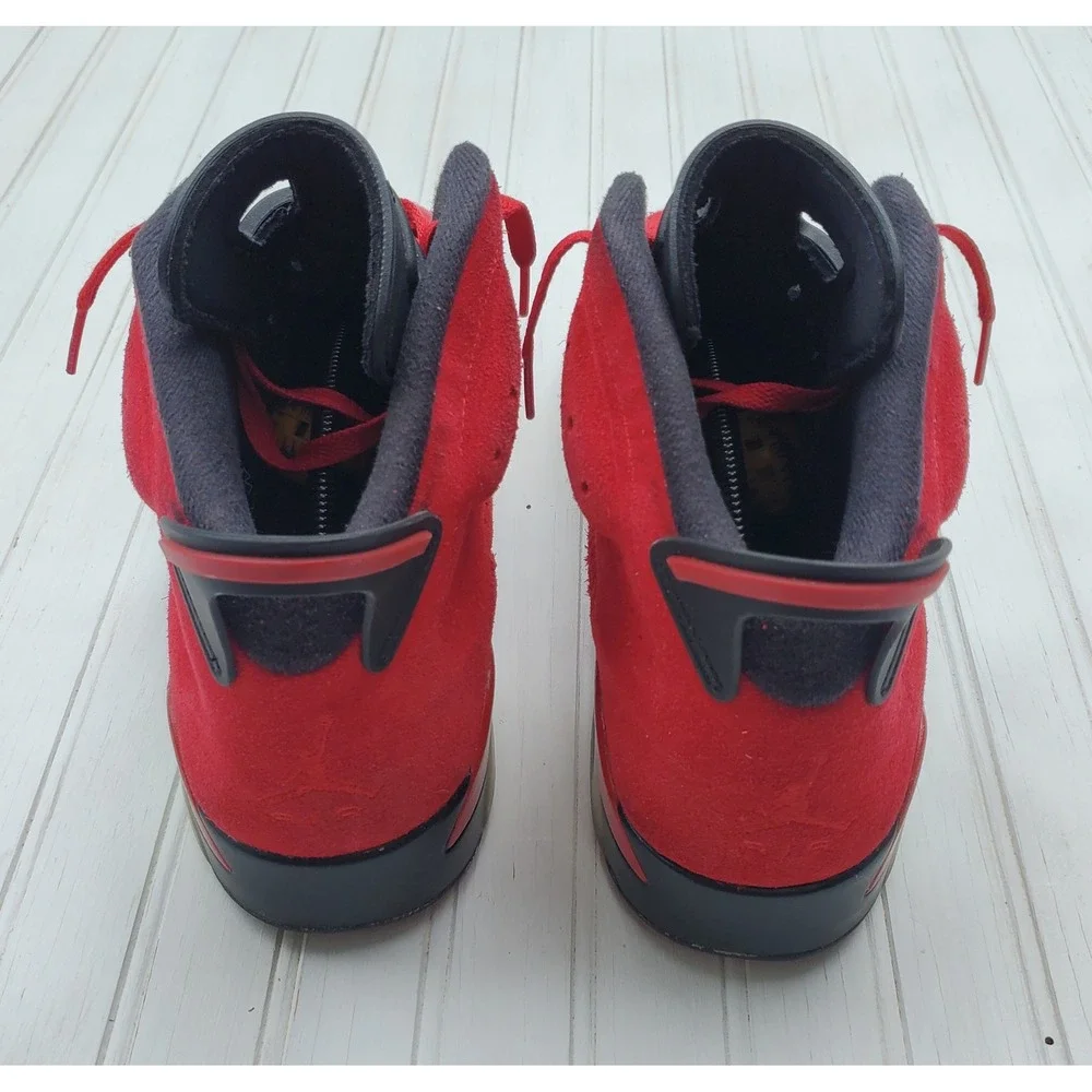 Air Jordan 6 Retro Toro Bravo Varsity Red‎ Suede CT8529-600 Mens Size 11
